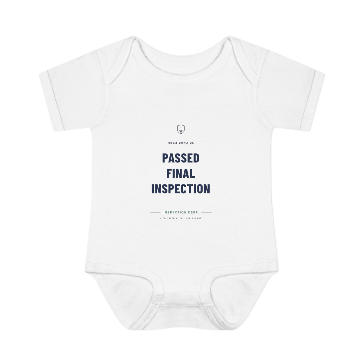 Passed Final Inspection — Inspector Baby Bodysuit