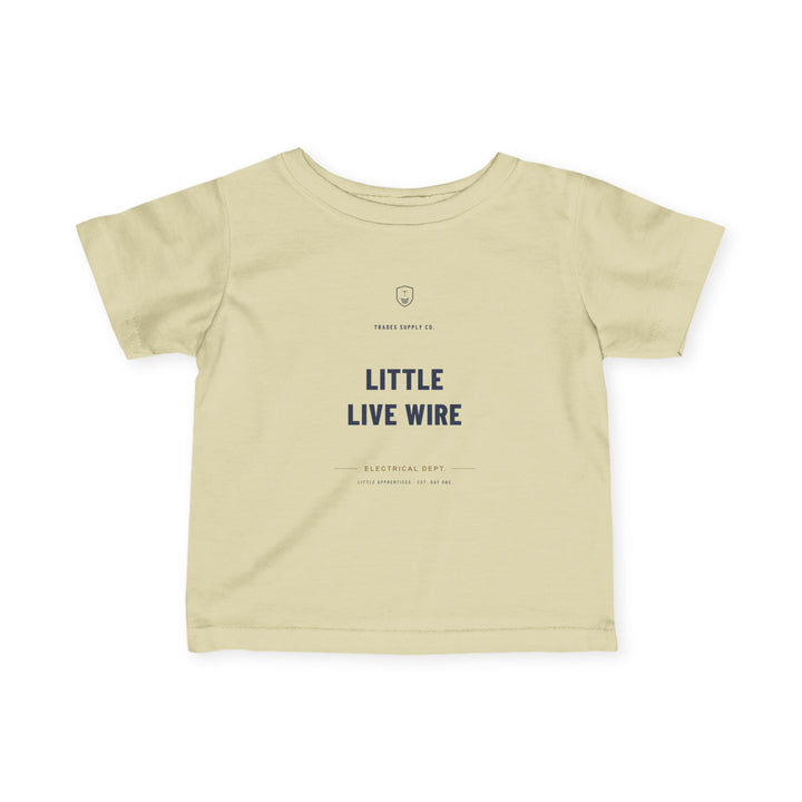 Little Live Wire — Electrician Infant Tee — alternate view