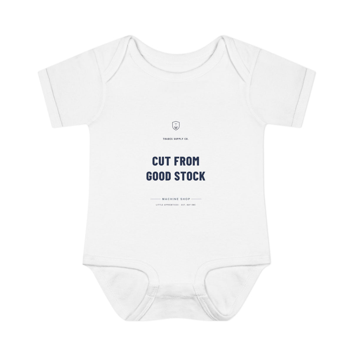 Cut From Good Stock — Machinist Baby Bodysuit