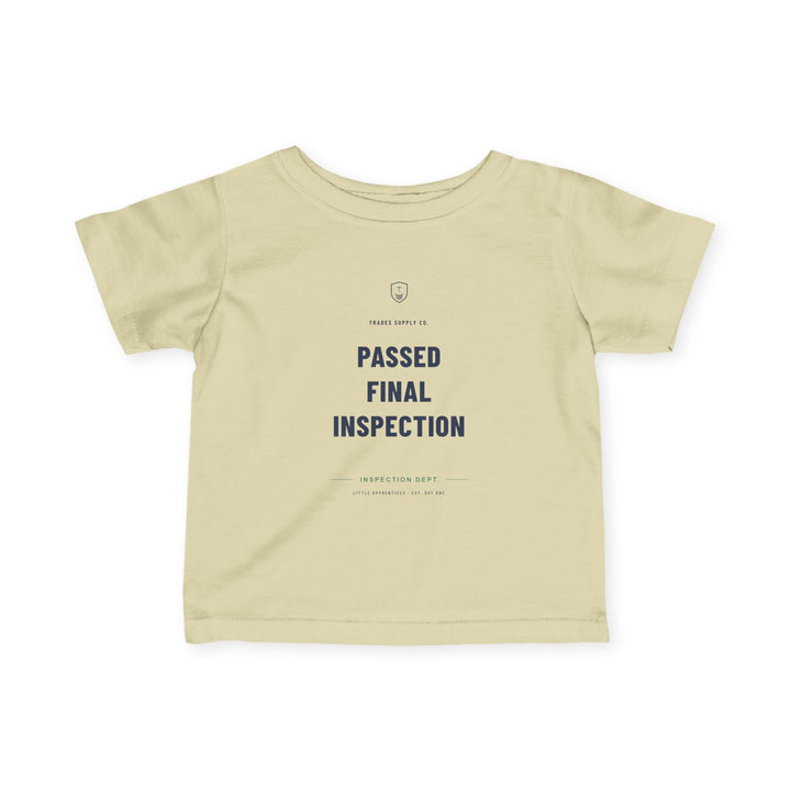 Passed Final Inspection — Inspector Infant Tee — alternate view