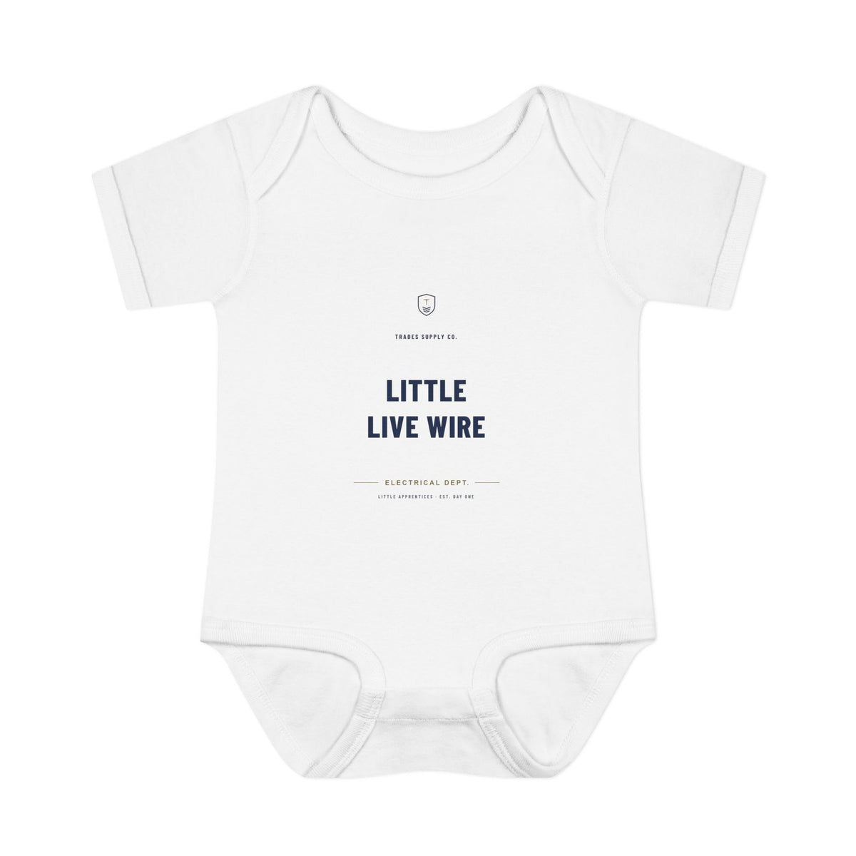 Little Live Wire — Electrician Baby Bodysuit