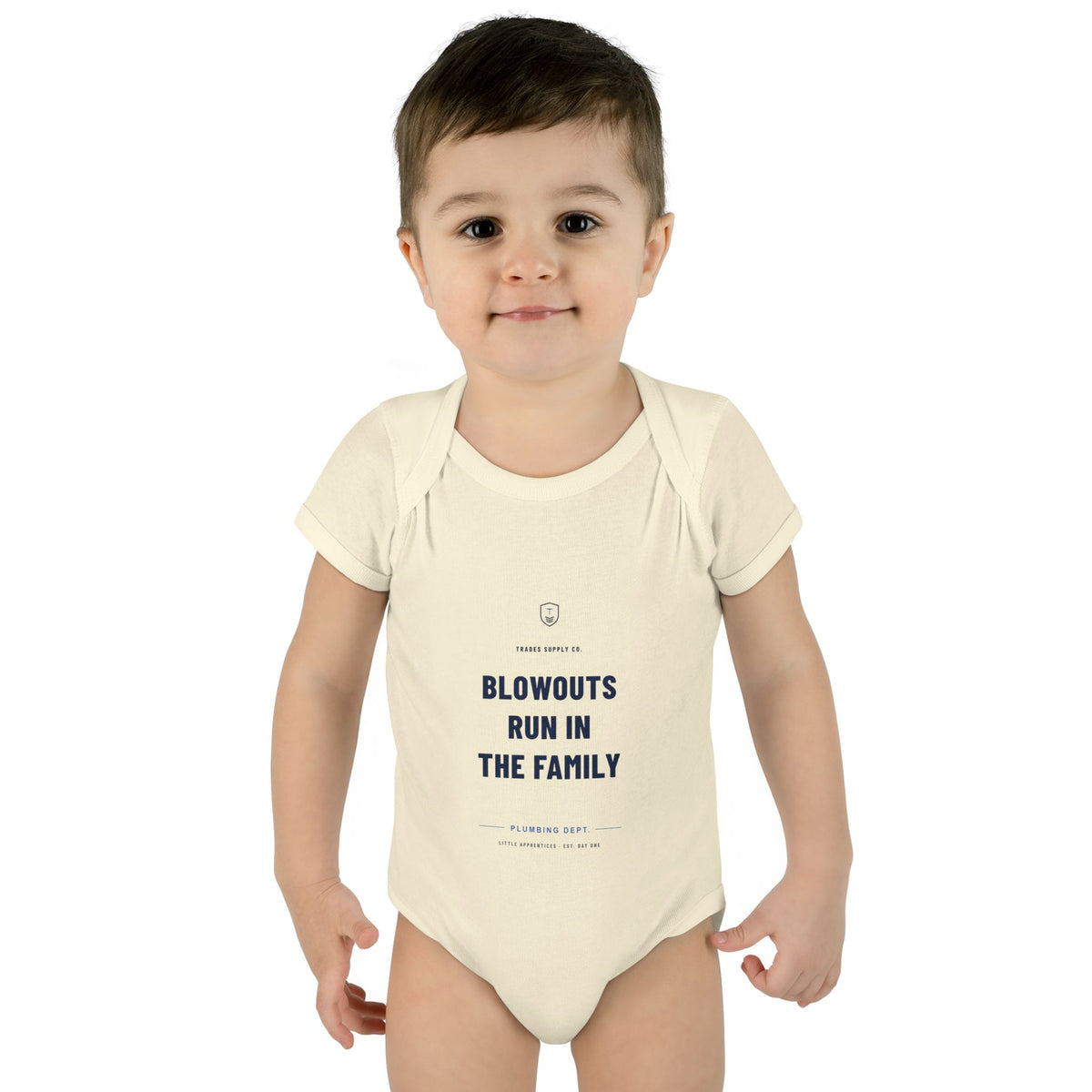 Blowouts Run In The Family — Plumber Baby Bodysuit