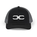 Dead-Center Bubble — Embroidered Snapback Trucker Hat