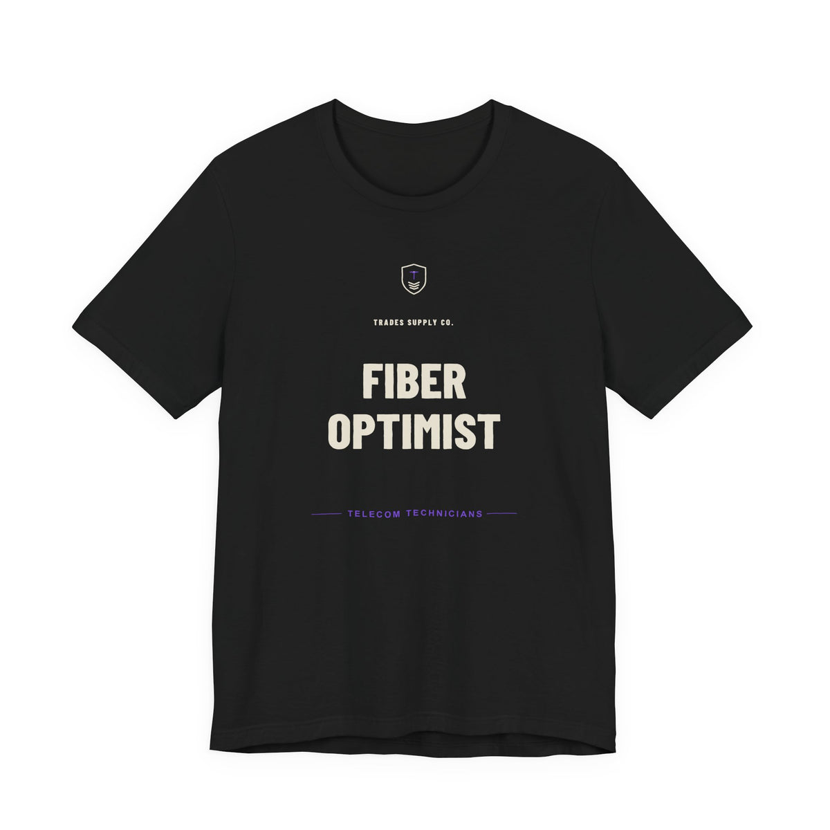 Fiber Optimist — Funny Telecom Tech T-Shirt