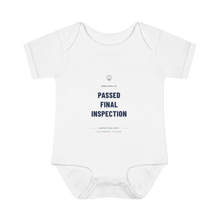 Passed Final Inspection — Inspector Baby Bodysuit