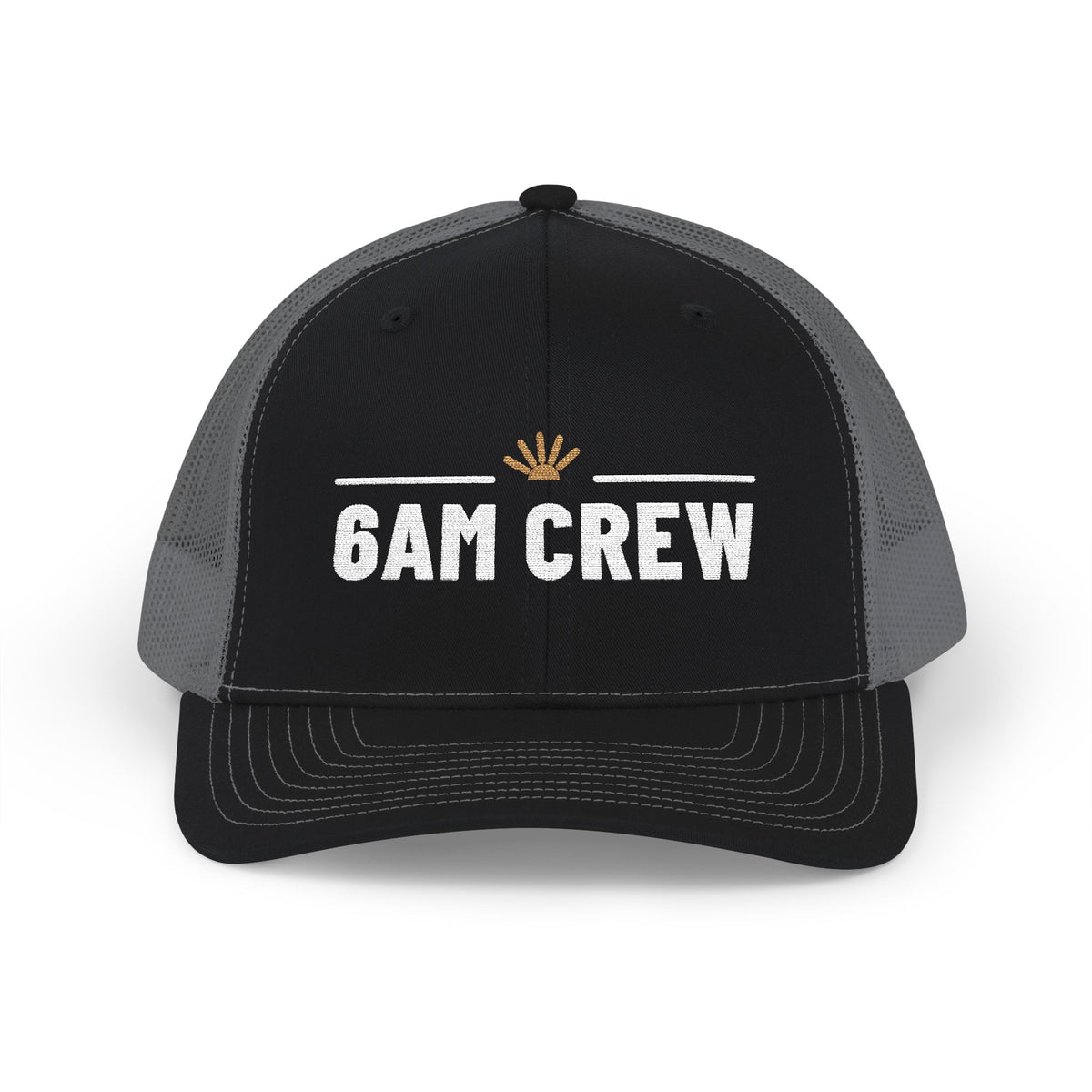 6AM Crew — Embroidered Snapback Trucker Hat