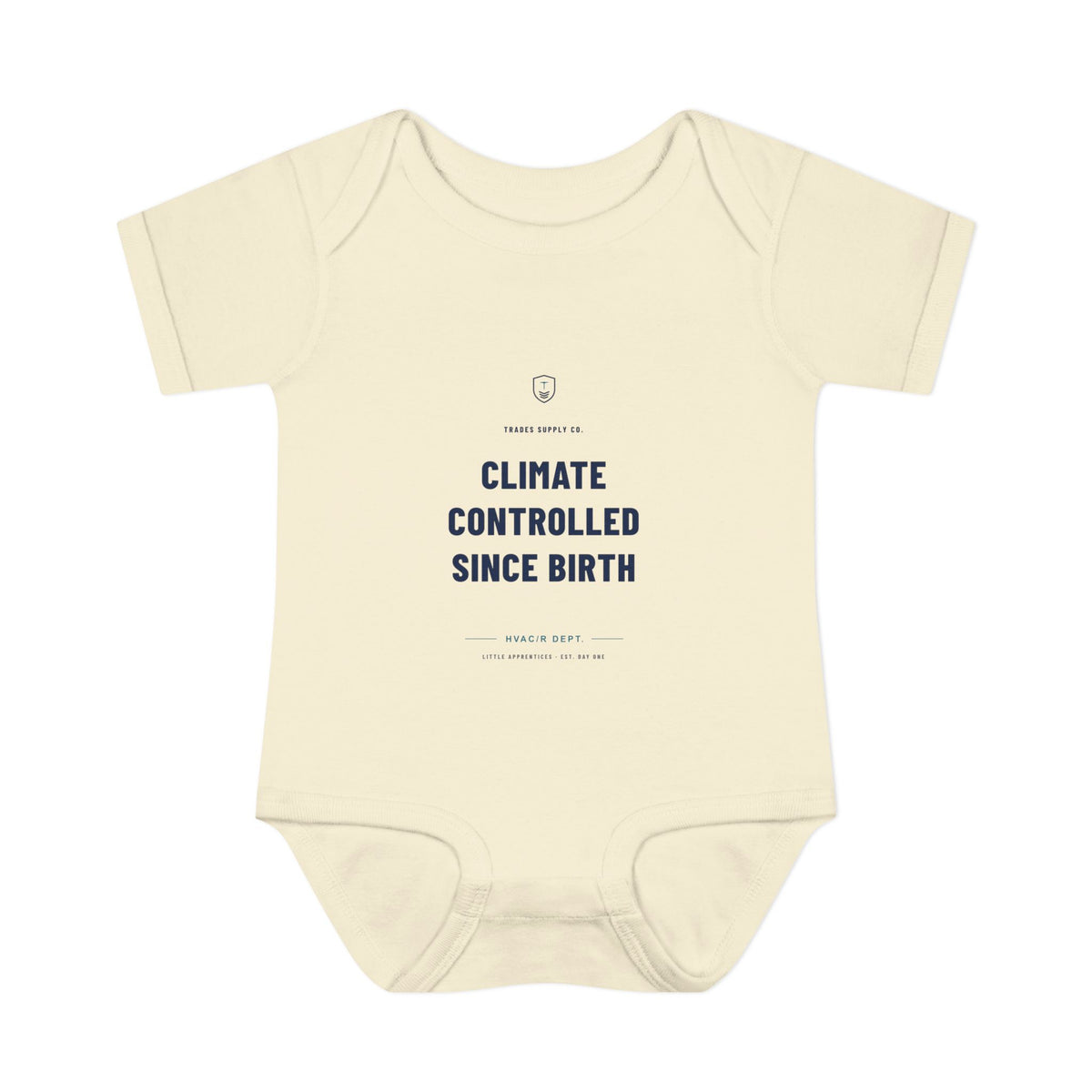 Climate Controlled Since Birth — HVAC Tech Baby Bodysuit
