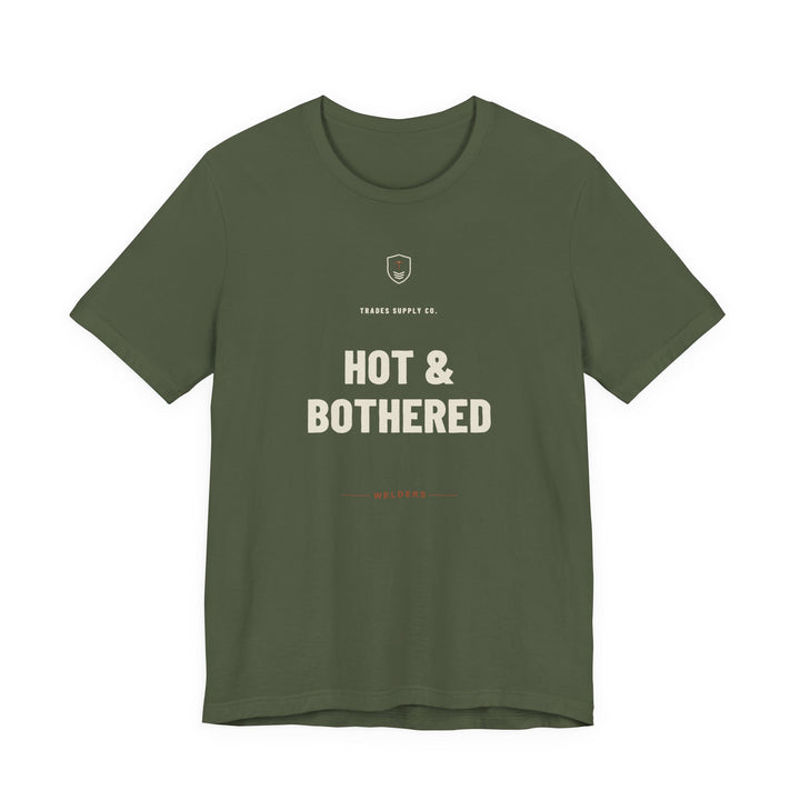 Hot & Bothered — Funny Welder T-Shirt — view 4