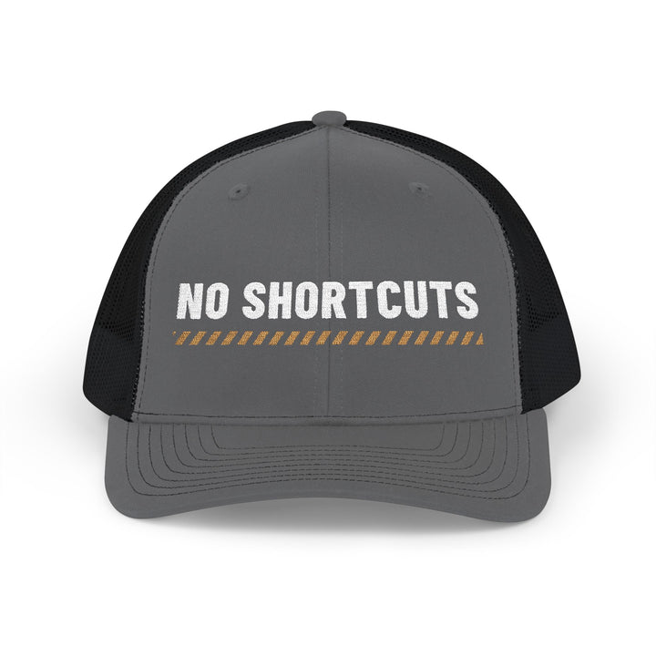No Shortcuts — Embroidered Snapback Trucker Hat — view 2
