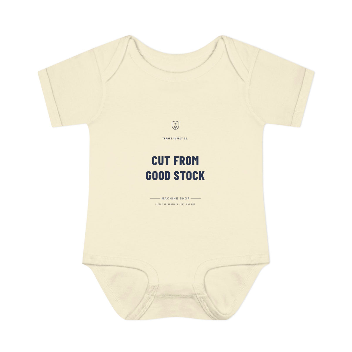 Cut From Good Stock — Machinist Baby Bodysuit