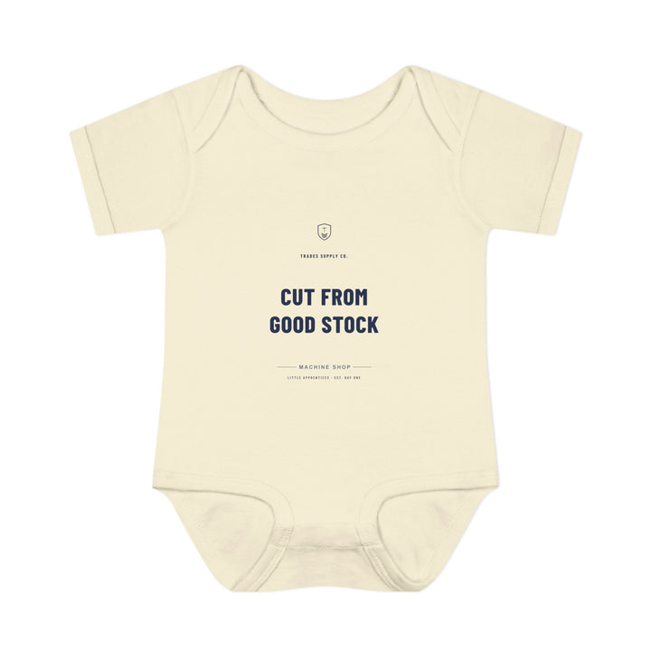 Cut From Good Stock — Machinist Baby Bodysuit — alternate view