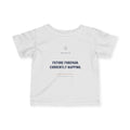 Future Foreman. Currently Napping — Little Apprentices Infant Tee
