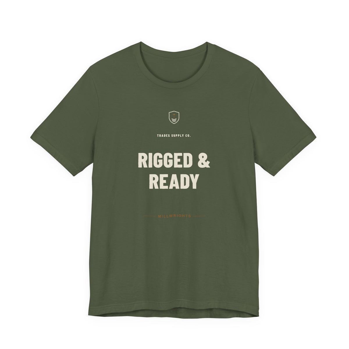 Rigged & Ready — Funny Millwright T-Shirt