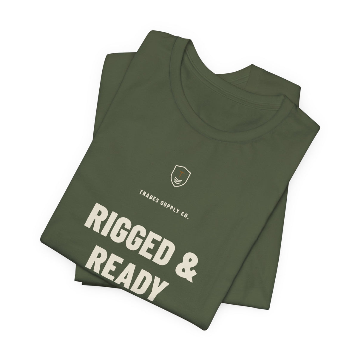 Rigged & Ready — Funny Millwright T-Shirt