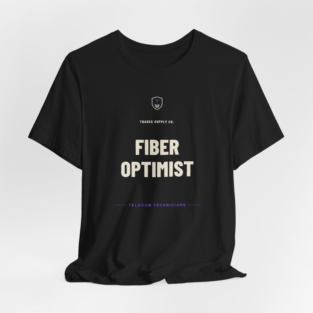 Fiber Optimist — Funny Telecom Tech T-Shirt