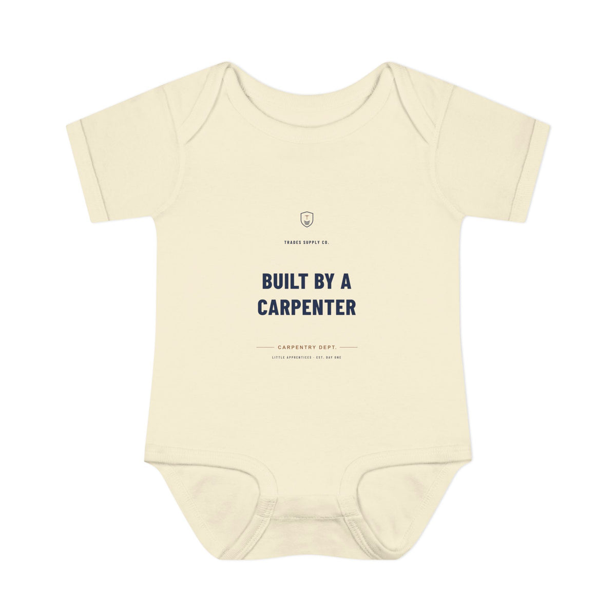 Built By A Carpenter — Carpenter Baby Bodysuit