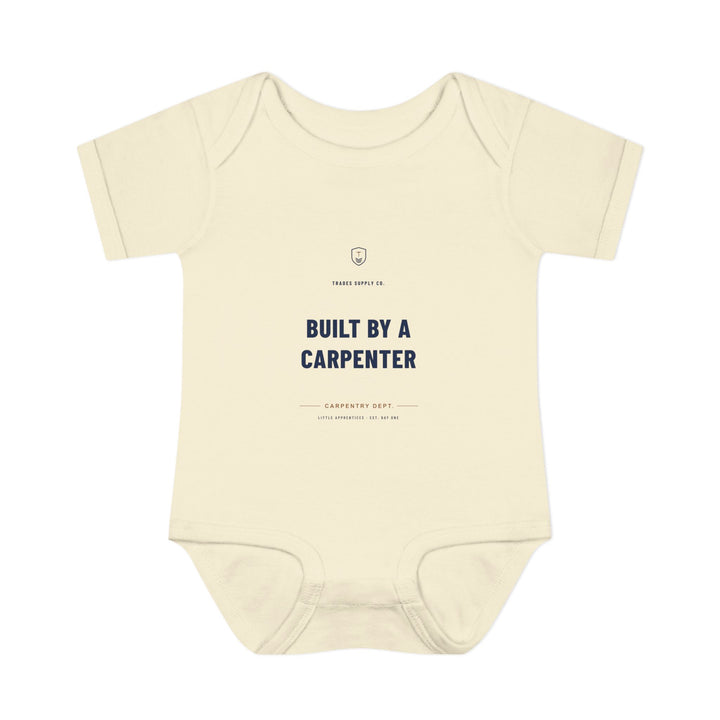 Built By A Carpenter — Carpenter Baby Bodysuit — alternate view