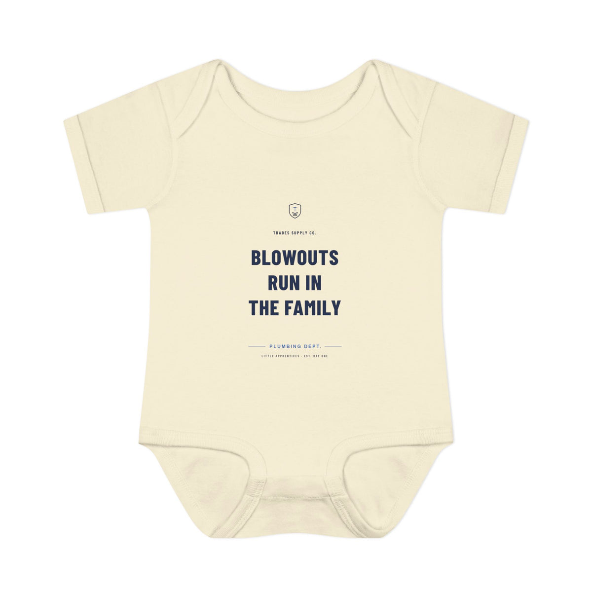 Blowouts Run In The Family — Plumber Baby Bodysuit