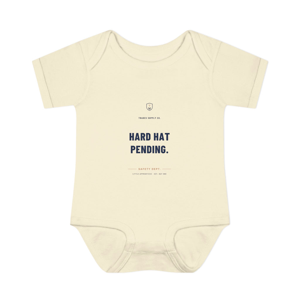 Hard Hat Pending — Little Apprentices Baby Bodysuit