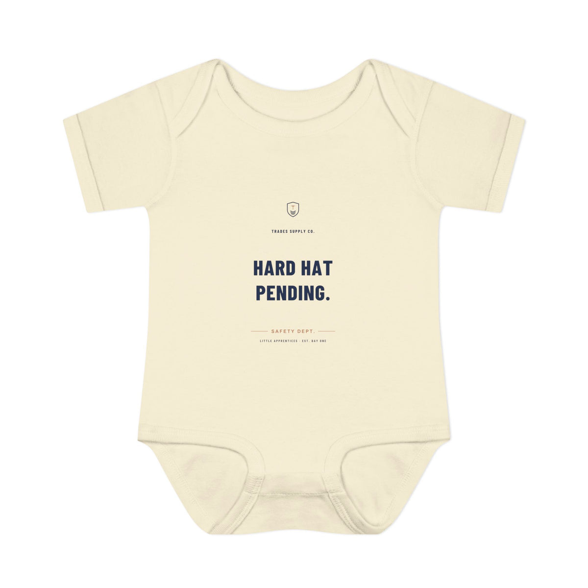 Hard Hat Pending — Little Apprentices Baby Bodysuit