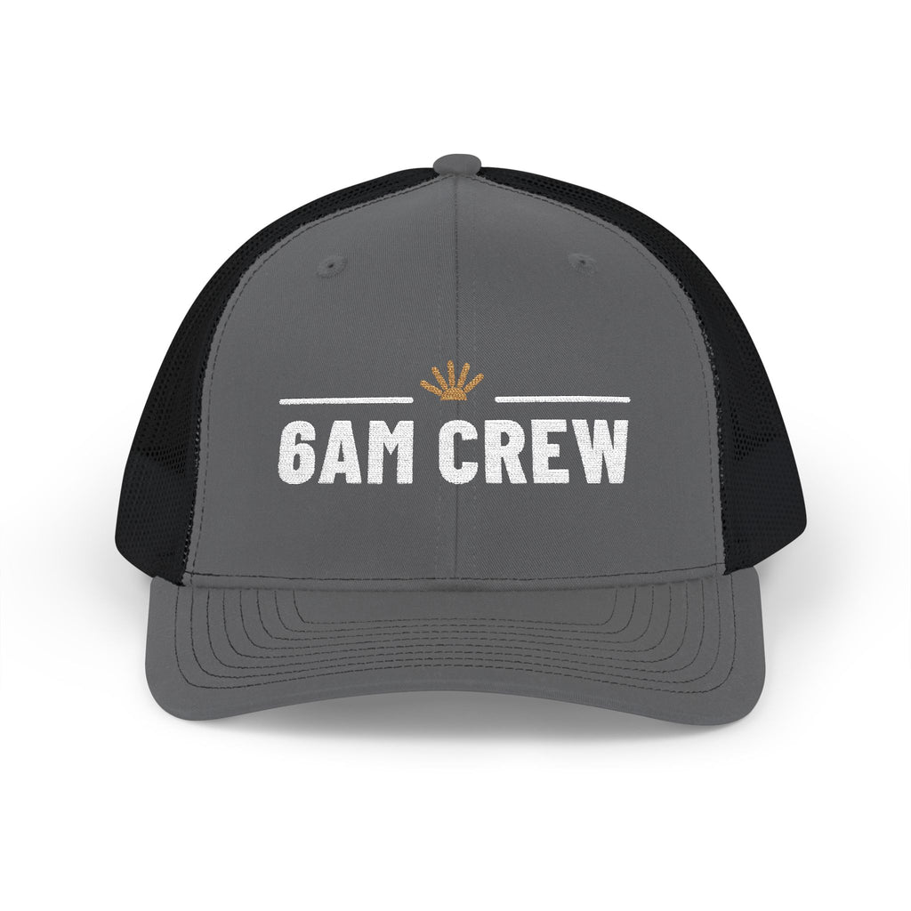 6AM Crew — Embroidered Snapback Trucker Hat
