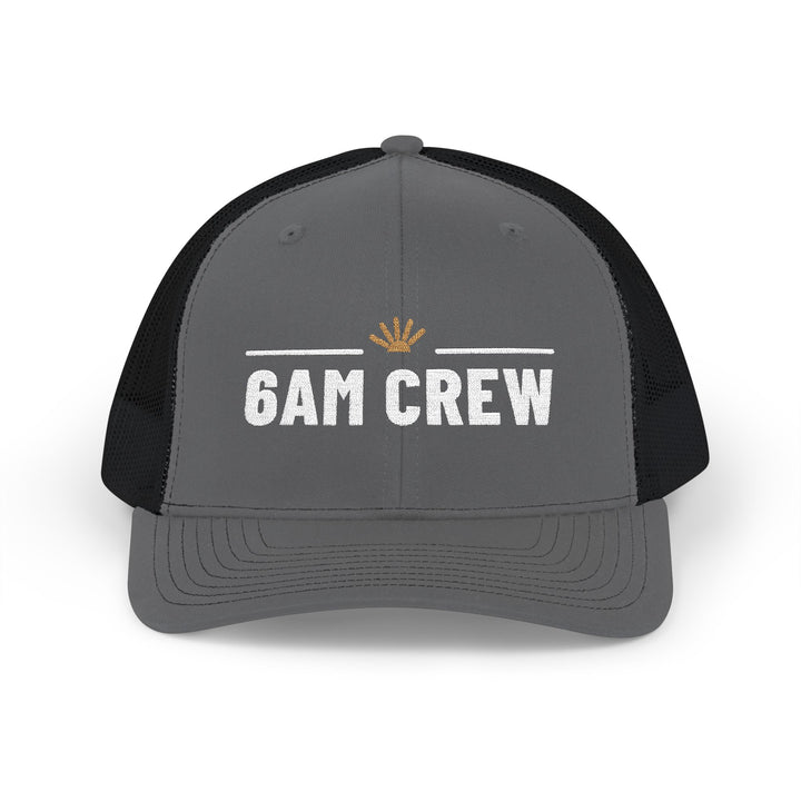 6AM Crew — Embroidered Snapback Trucker Hat — view 2