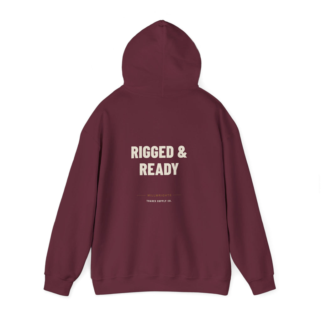 Rigged & Ready — Funny Millwright Hoodie