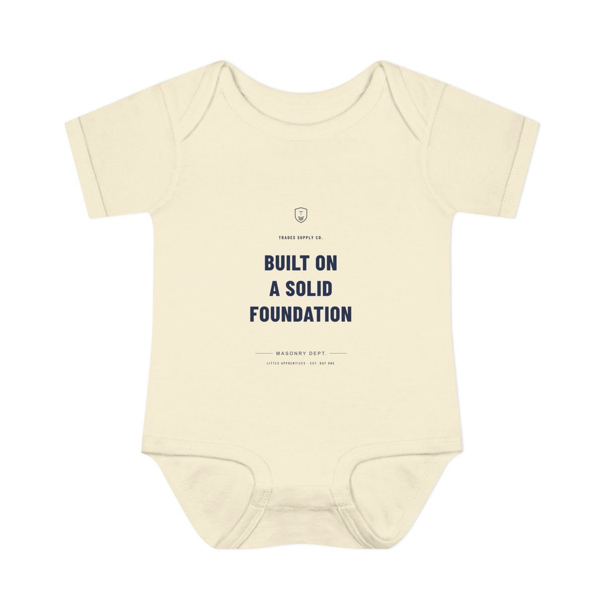 Built On A Solid Foundation — Mason Baby Bodysuit