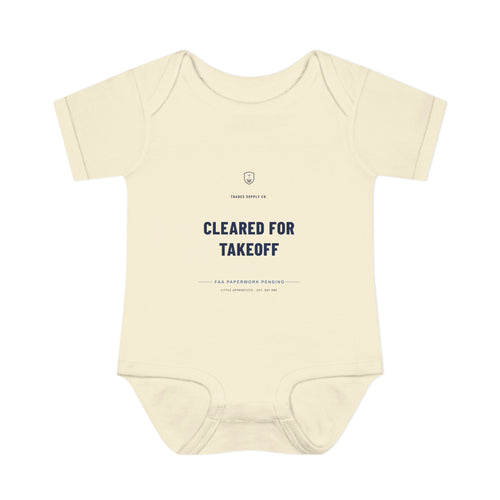 Cleared For Takeoff — Aircraft Mechanic Baby Bodysuit