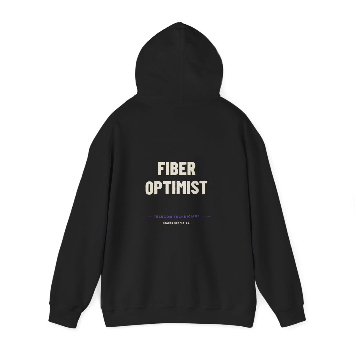 Fiber Optimist — Funny Telecom Tech Hoodie