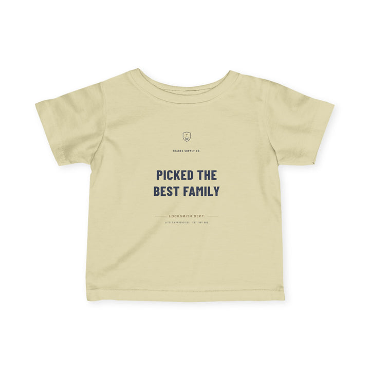 Picked The Best Family — Locksmith Infant Tee — alternate view