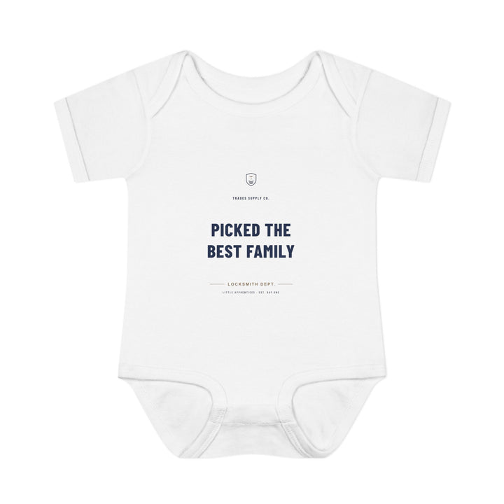 Picked The Best Family — Locksmith Baby Bodysuit