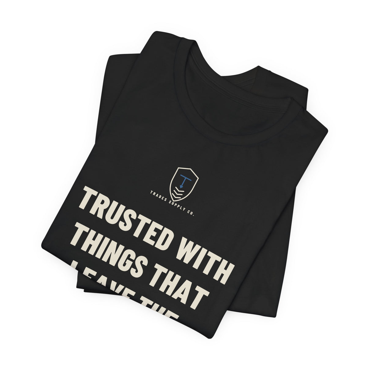 Trusted With Things That Leave The Ground — Funny Aircraft Mechanic T-Shirt