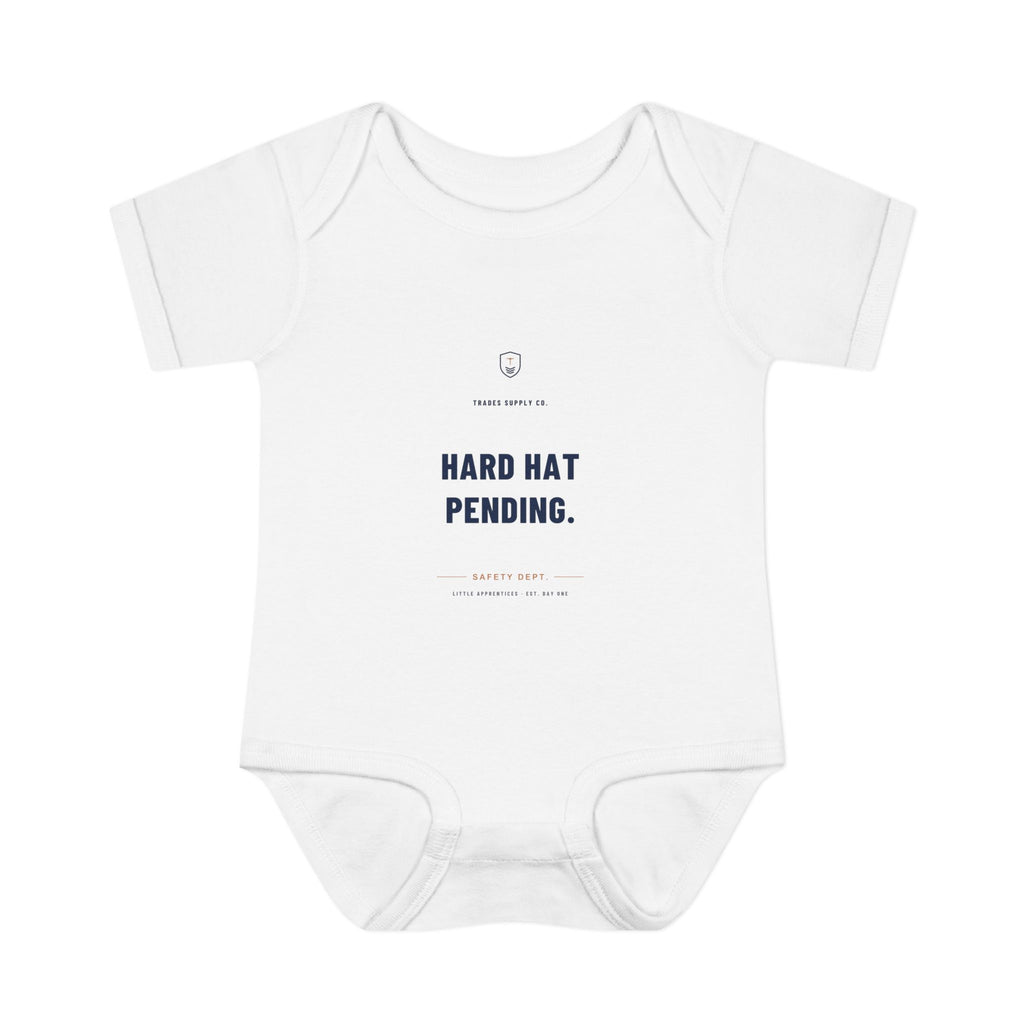 Hard Hat Pending — Little Apprentices Baby Bodysuit