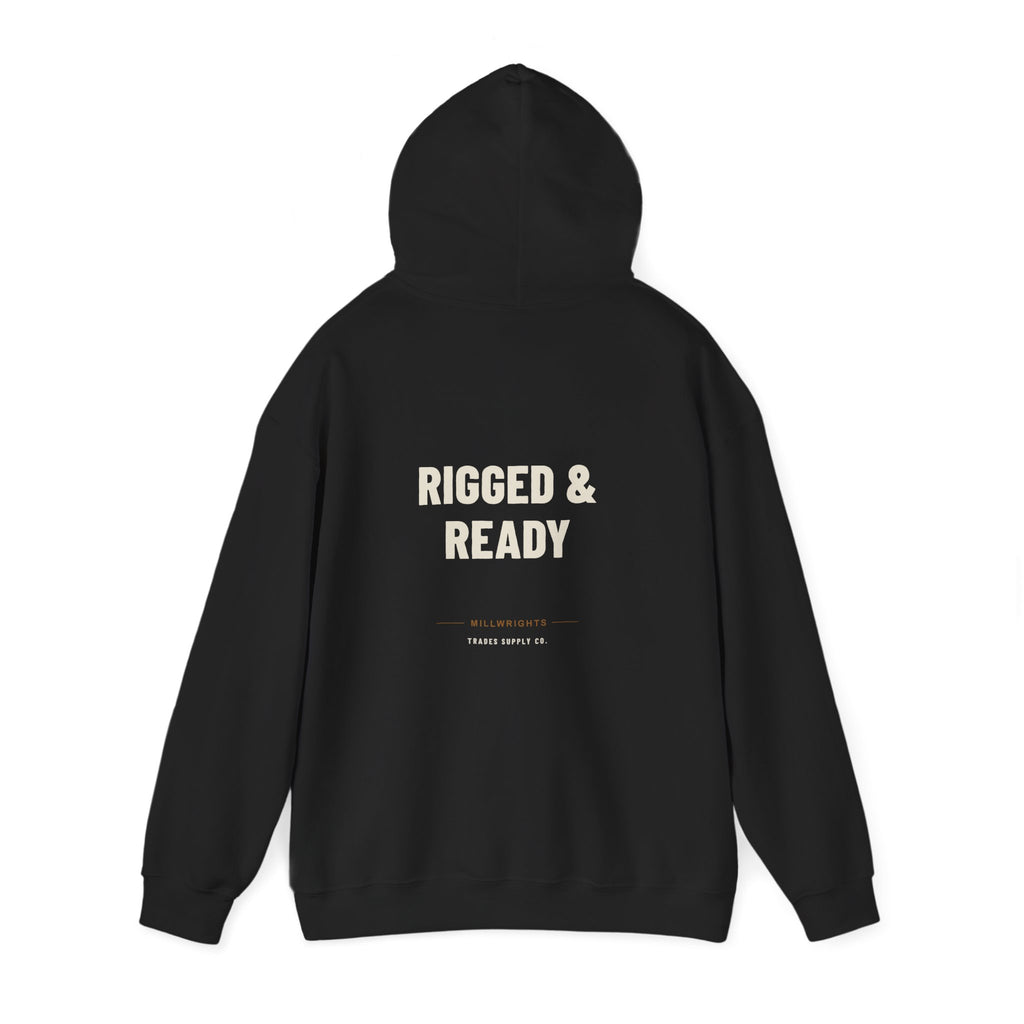 Rigged & Ready — Funny Millwright Hoodie