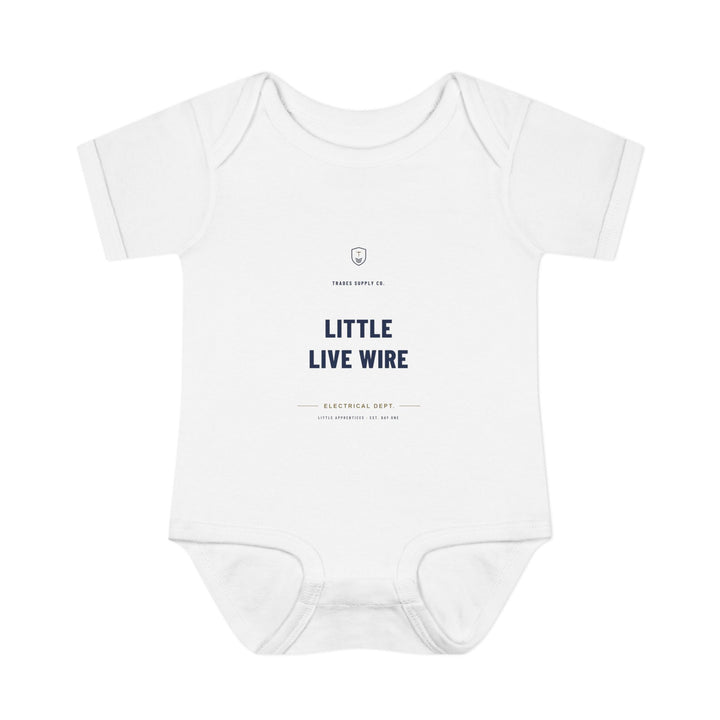 Little Live Wire — Electrician Baby Bodysuit